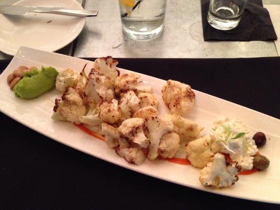 Etch signature dishes Roasted Cauliflower
Shrimp Bruschetta
Grilled Lamb Loin